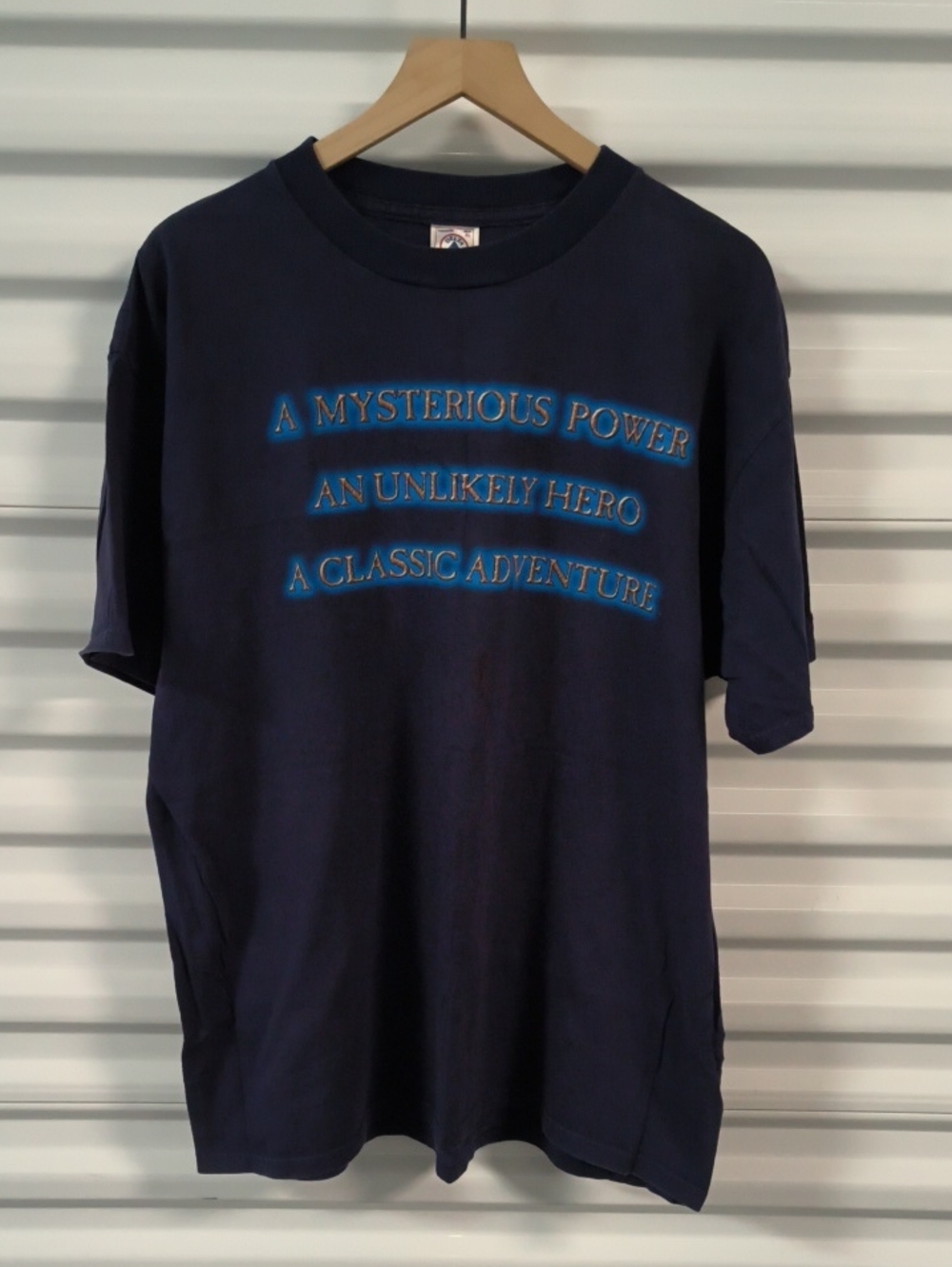 Vtg A Mysterious Power....Graphic Crewneck Short Sleeve T-Shirt Men's XL